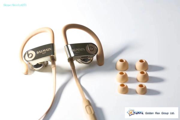 100% Original Beats By Dr. Dre Powerbeats3 Wireless Balmain Earphone with two colors stock it