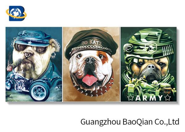 Clear Vivid Animal 3d Photo For Home Wall Decor , 3d Flipped Changing Wall Art