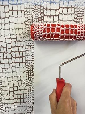 Teste padrão 7 da pele do crocodilo rolo de pintura DIY do teste padrão da textura