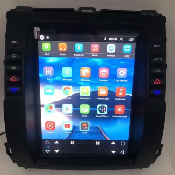 9.7inch Android Tesla Style Touch Screen Car Dvd Radio Player For Toyota Prado