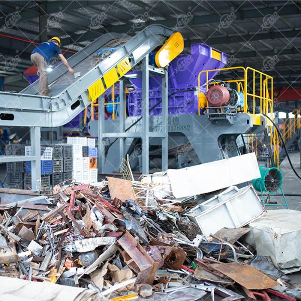 Automatic Waste Shredder Machine for Industrial Solid Waste Disposal