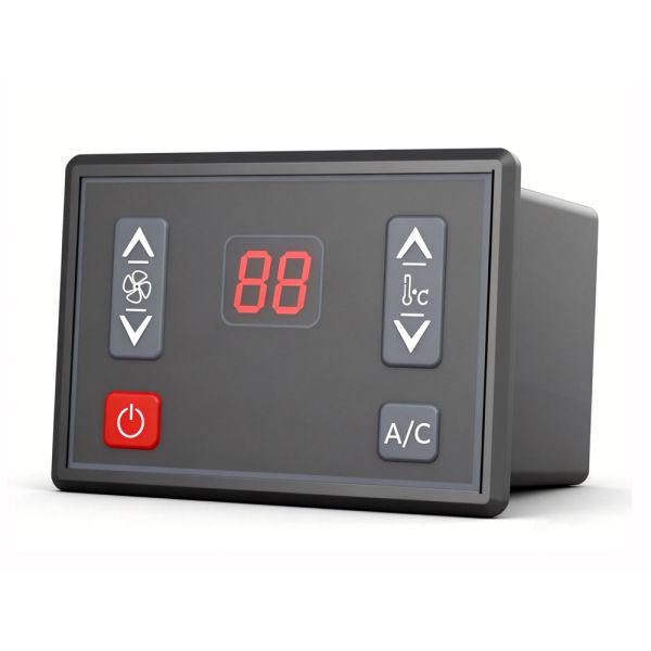 Universal Car Fitment ABS Material HVAC Control Module with 12V Power Supply for Bus Truck and Car AC Systems