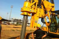 Construção de estradas hidráulica TYSIM KR125C Máximo Perfuração Diâmetro de Rig With Caterpilar Chassis For da perfuração giratória 1300 milímetros