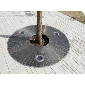 Bâche de piscine premium pour arbres avec grille en acier durable