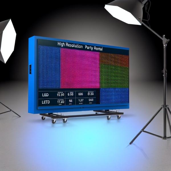 High Resolution Party Rental LED Screen with Brightness Adjustment and Customizable Resolution