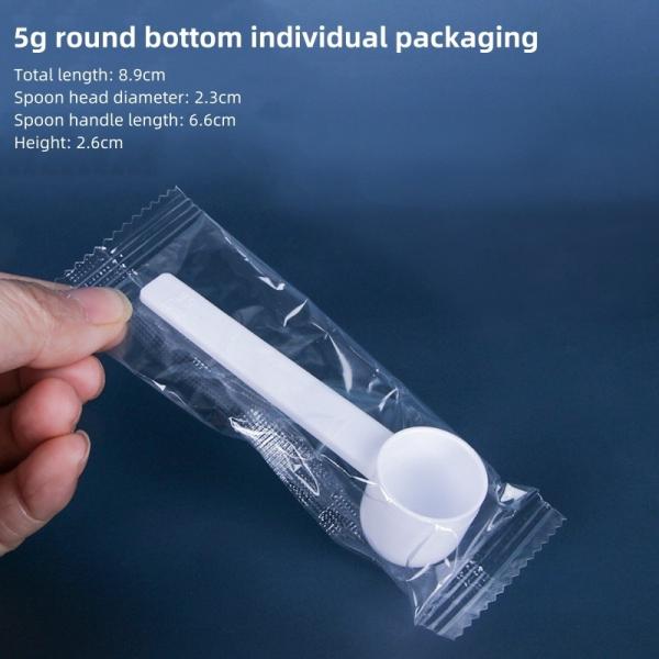 White Restaurant Takeaway Teaspoons PP Disposable Plastic Spoon with Shipping Cost