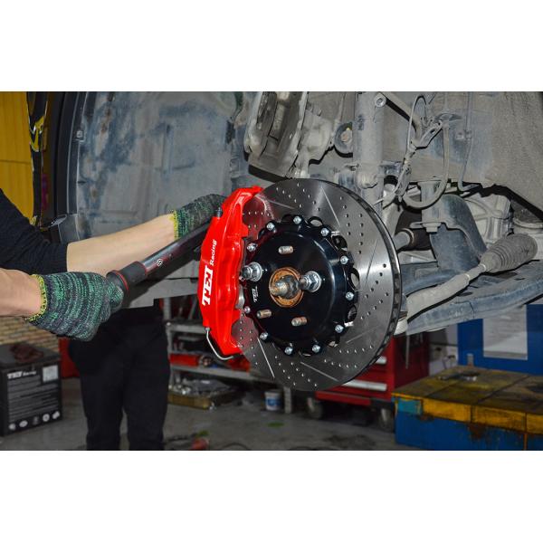 Четыре поршня TEI Racing Большой тормозный комплект для Toyota RAV4 Переднее колесо 18-дюймовое колесо