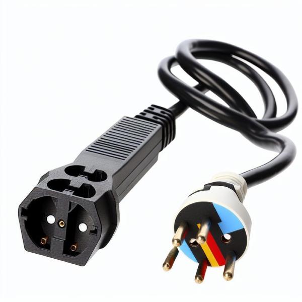 EU Power Cord C19 PDU IEC Socket Strip with Stripped Wires and 240V 30A CEE Standard Plug