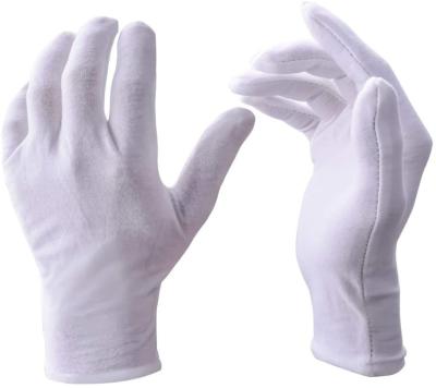 30% Polyester 70% White Cotton White Parade Gloves OEM