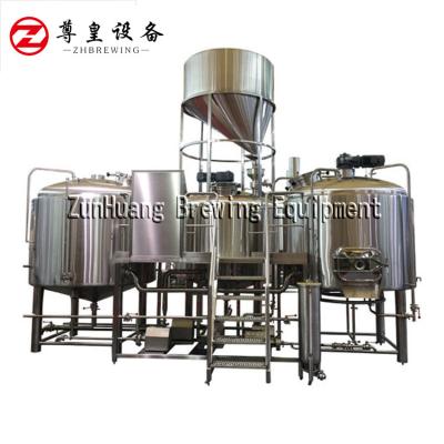 Equipamento de fabricação da cerveja 15HL, sistema automático do PLC/meio completo da cervejaria 1000l