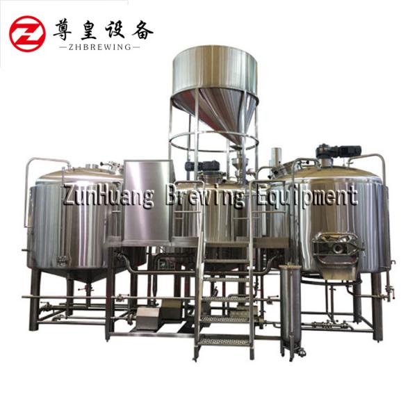 15HL Beer Manufacturing Equipment , PLC Full Automatic / Half 1000l Brewery System