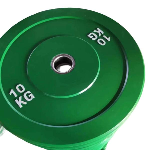 Black Rubber Plate Weights for Strength Training and Endurance Building