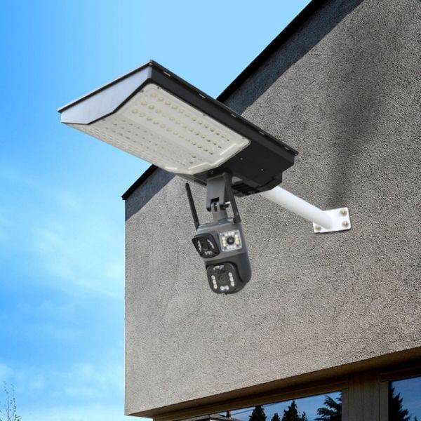 LED Solar Street Light With 4G Remote Monitoring 1080P Camera for Municipal Roads