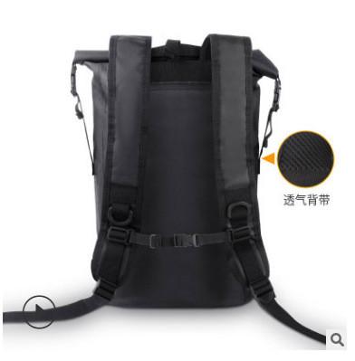 IP65 Waterproof PVC Tarpaulin Beach Bag Backpack Amazon Hot sales Factory Outdoor Waterproof Hiking Swimming Beach Backpack Bag