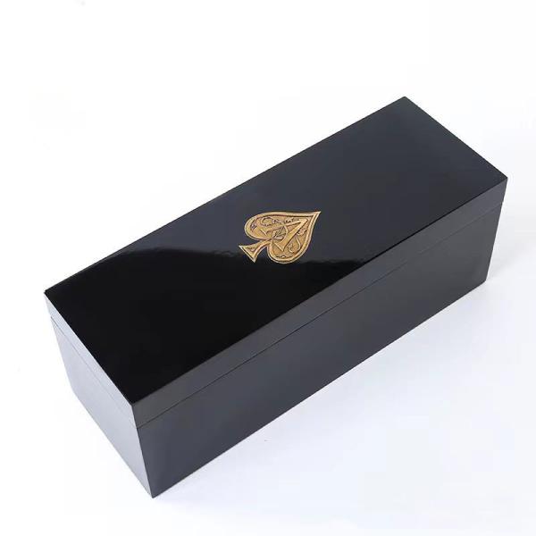 Wooden Custom Wine Gift Boxes Wine Box Holder With Laser Logo