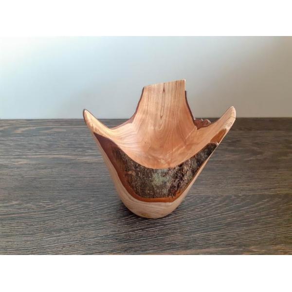 ISO9001 Beech Wooden Ring Bowl Jewellery Trinket Ring Dish
