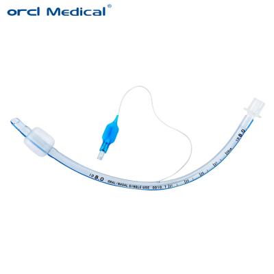 Produits médicaux fournisseur chinois Tubes endotrachéaux standard jetables / Tubes endotrachéaux menottés