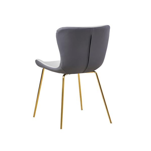 ISO9001 Leather Padded Dining Chairs