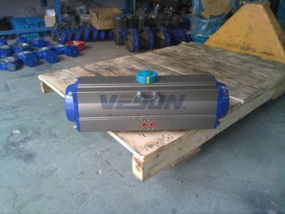Atuador pneumático ativo dobro da cremalheira e do pinhão, grau compacto do atuador pneumático VS-125DA-180