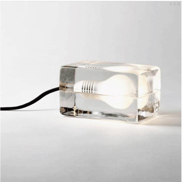Nordic House Design Ice Table Lamp for Bedroom Children's Study Crystal Glass table lamp(WH-MTB-275)