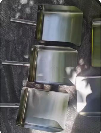 316 stainless steel  square rectangular flat food feed scoop powder pharma scoop  304