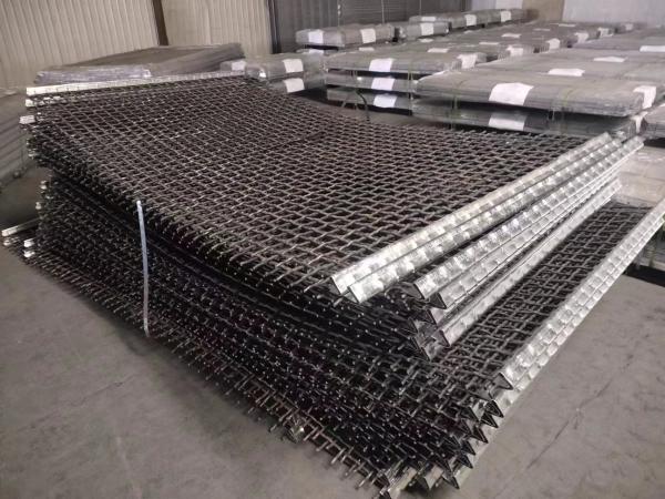 1.5X2m High Carbon Steel Square Hole Vibrating Screen Mesh