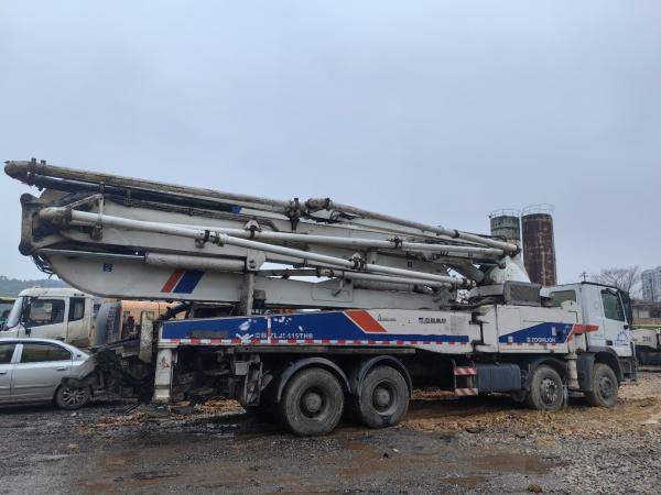 Mercedes Benz châssis béton sec 49m pompe à béton pour béton blanc