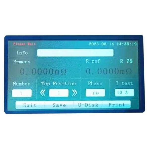 Series Transformer Winding DC Resistance Tester Single Phase 0-100 Ma Certificate