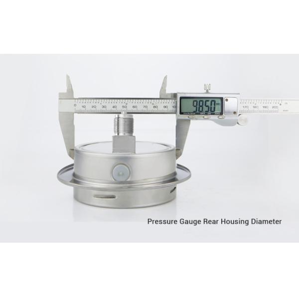 99mm Nominal Diameter Back Connected Pressure Gauge for Accurate Pressure Measurement
