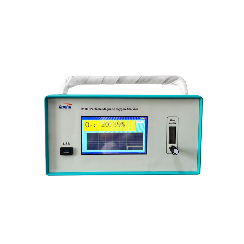 Portable Magnetic Oxygen Gas Analyzer High Precision Digital LCD Display O2 Detector