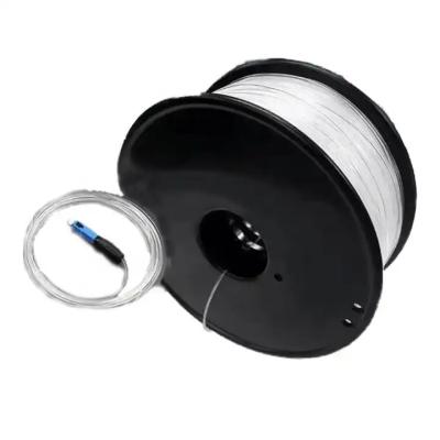 FTTR FTTH Invisible Optical Cable , Transparent Fiber Optic Cable 0.9mm