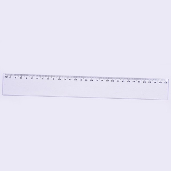 good quality 30cm clear plastic ruler