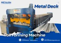 High-Strength Floor Deck Roll Forming Machine With 18 Forming Stations And Wall Panel Frame