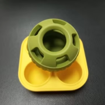 Refillable Slow Feeder Dog Ball Rubber Dog Food Ball Toy Durable