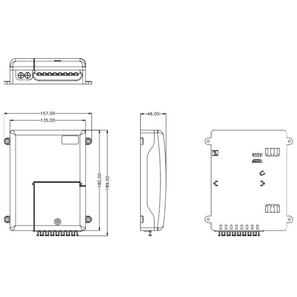 Крытая на открытом воздухе стена установила гаван коробку прекращения волокна 8 для FTTH FTTX