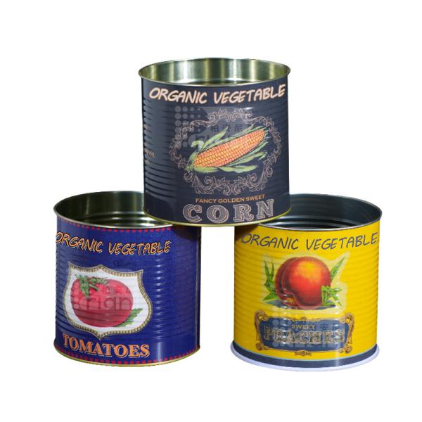 Airtight Empty Food Tin Cans Round / Rectangular For Edible Gummies Mints Chocolate Bites