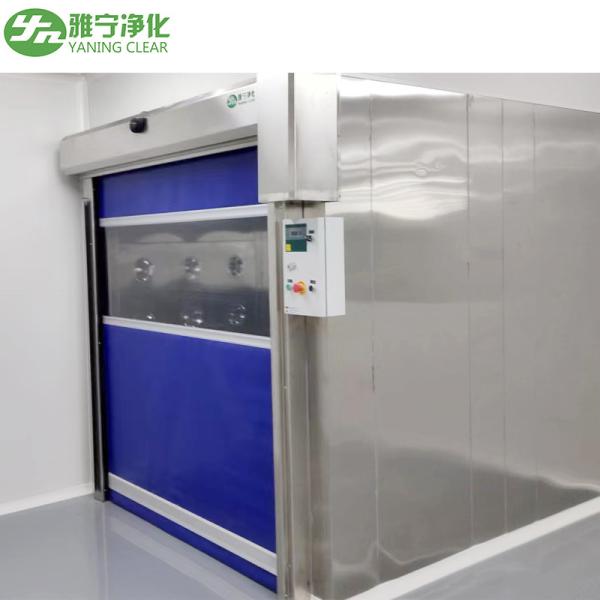 Rolling Door Cargo Air Shower Room Pass Thru Box For Clean Room Accessories