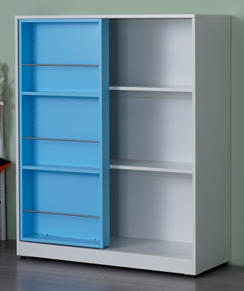 Modern Simple Design 3 Shelves Book Case Easy Assemble Living Room Furniture