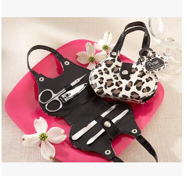 New creative promotion gift product wedding gift bag shape manicure beauty tool set