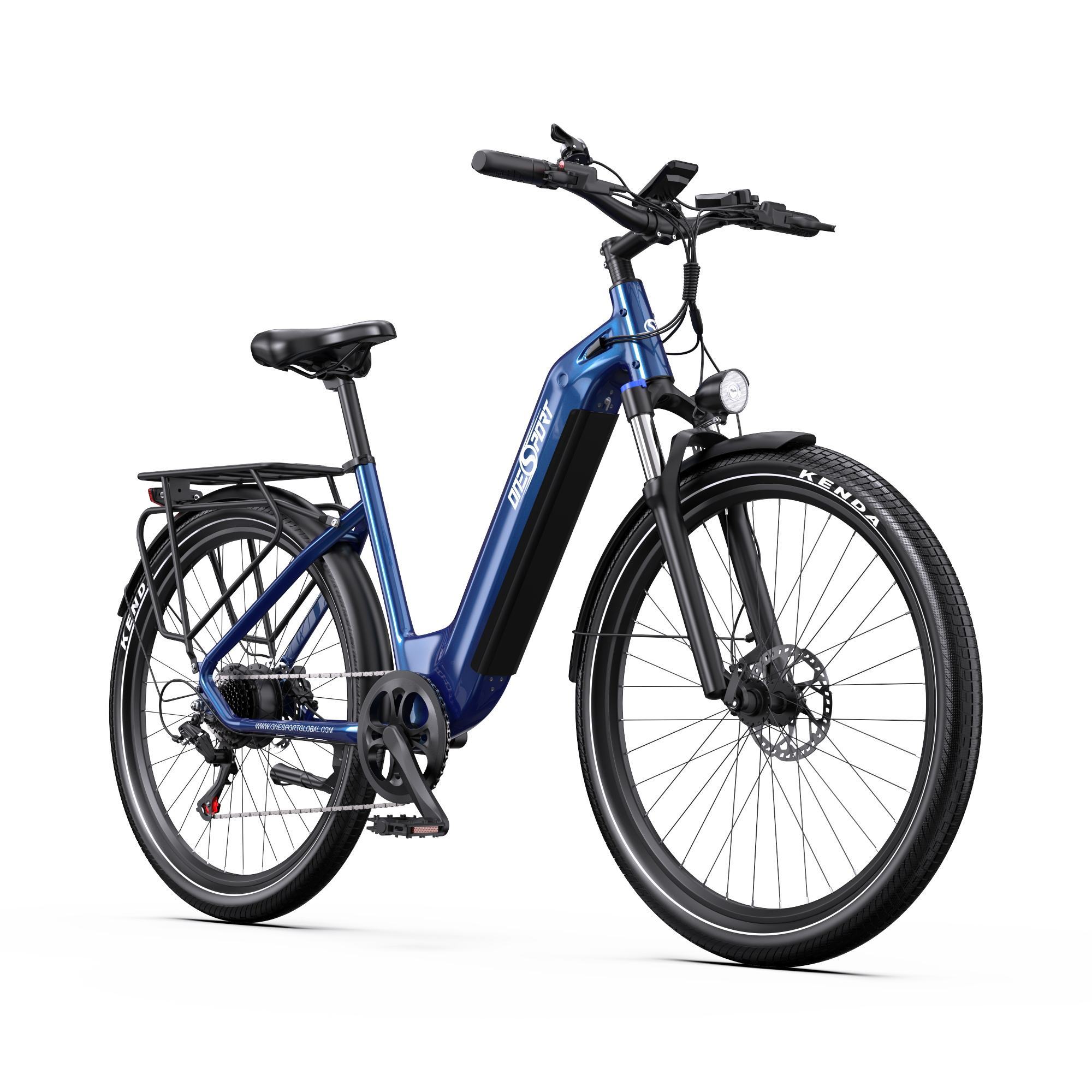 OT05 250W Urban Electric Bike 36V 18.2Ah City Hybrid E Bike With 27.5 Wheels