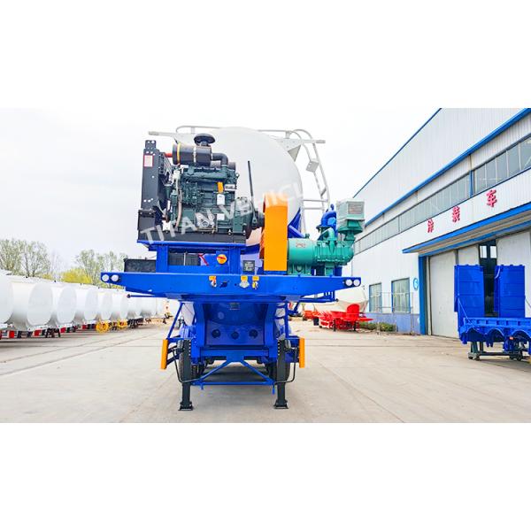 TITAN 3 Axle 40 CBM Dry Powder Cement Bulker Tanker Trailer for Sale in Saudi Arabia