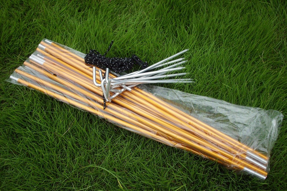 Thin Wall 7075 Aluminium Tube / Tent Pole Yellow , E ⁄ Gpa 71