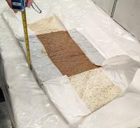 Poudre de mastic de bitume d'essence pour le montage de la bride