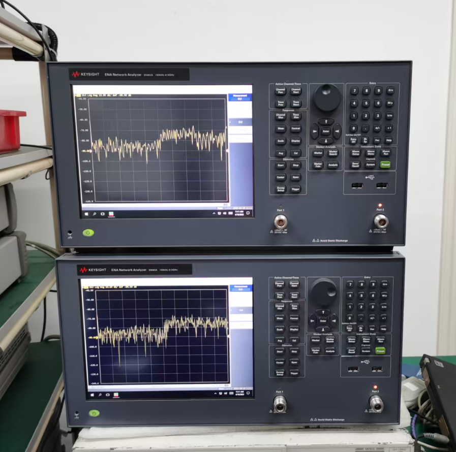 Keysight E5063A ENA Series Vector Network Analyzer with 2-Port Test Set and 100 kHz to 18 GHz Frequency Range