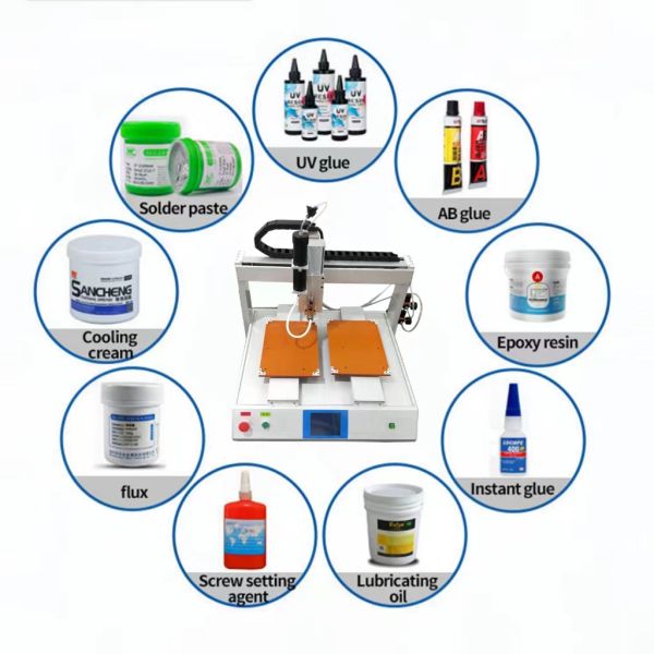 300ml Pvc Silicone Gluing Machine with  Glue Coating Machine Dispensing Glue
