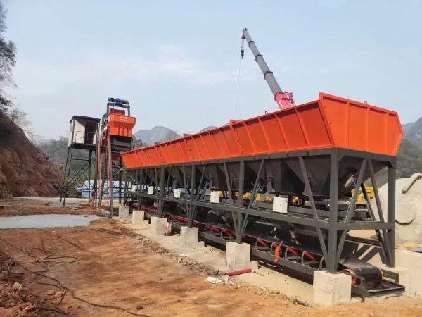 Hzs25-75 M3/H Concrete Batching Plant Mixing Plant