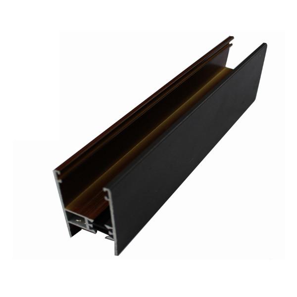 Wood Finished Kitchen Cabinet Profiles , Industrial Aluminum Extrusion Framing