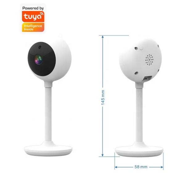 Sensor de movimento em dois sentidos da visão noturna 10m de Wifi do Smart Camera de controle remoto de Tuya