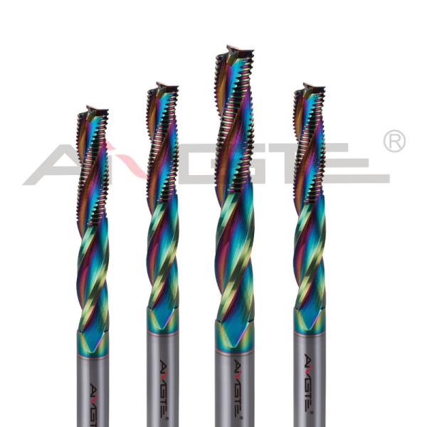 DLCコーティング タングメンカービッド ツール 0.6μm 0.8μm 粗末化および仕上げエンドミール