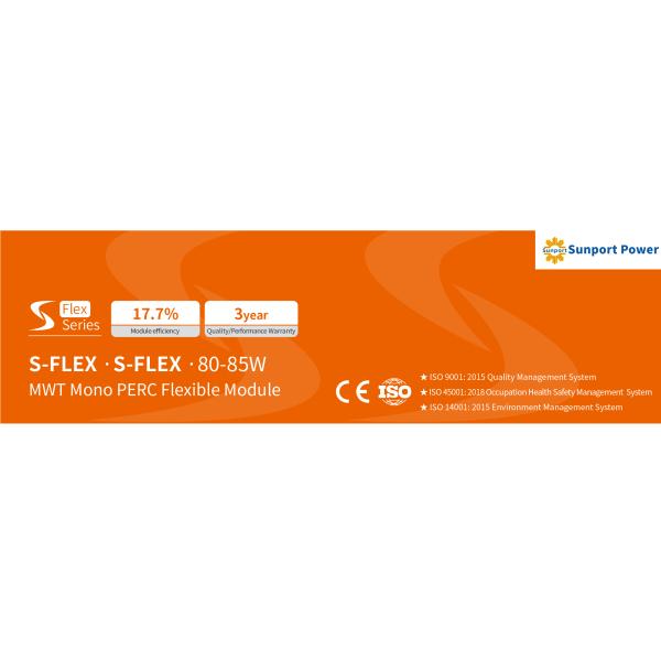 панель солнечных батарей MWT неполной вырубки панелей солнечных батарей 3x10 30 80-85W Sunport Mono гибкая ультра мягко